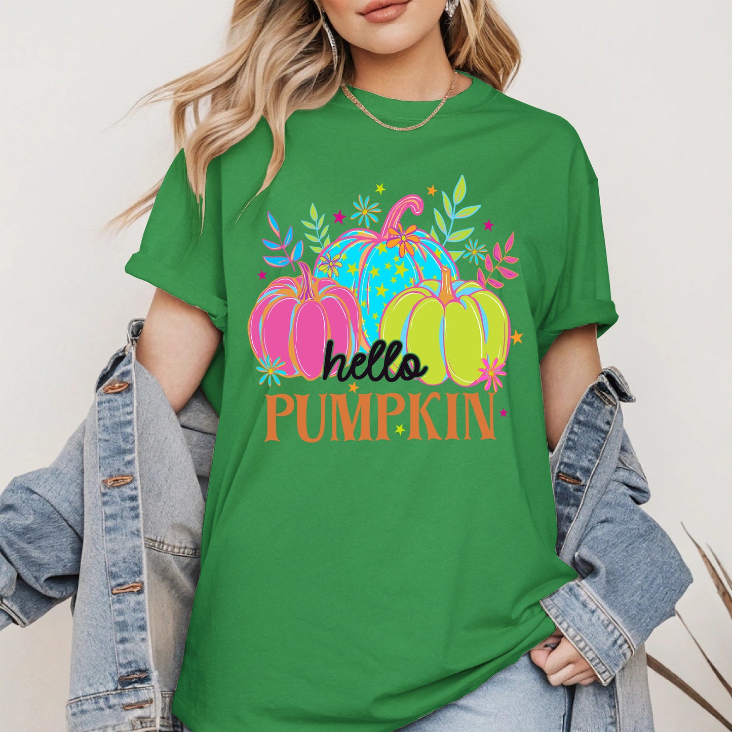 Pumpkin Neon halloween shirt