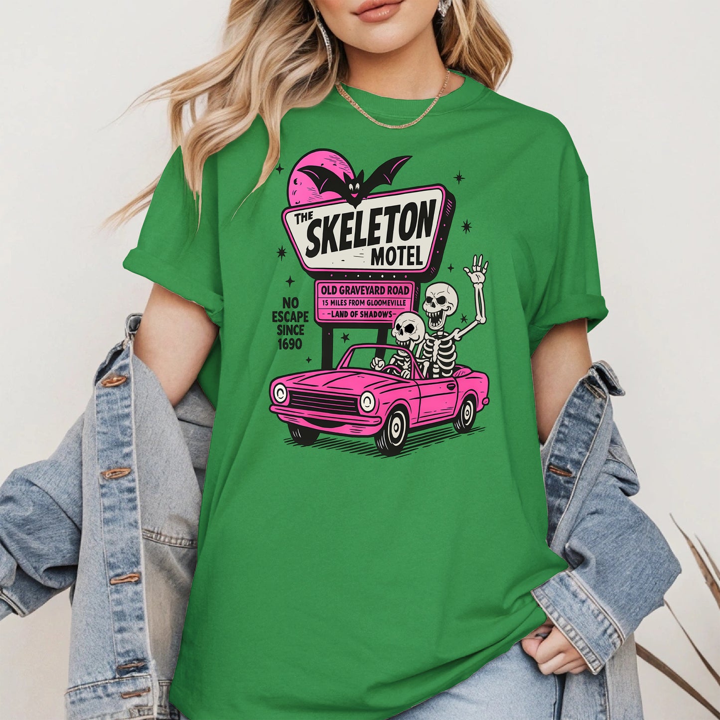 The Skeleton Hotel halloween shirt