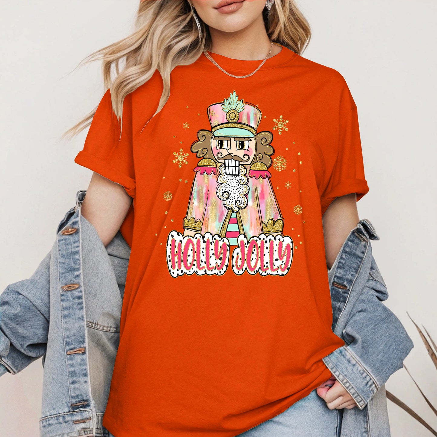 Holly Jolly Nutcracker Christmas Shirt Hoodie