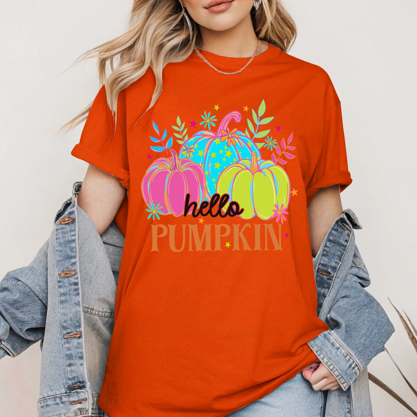 Pumpkin Neon halloween shirt