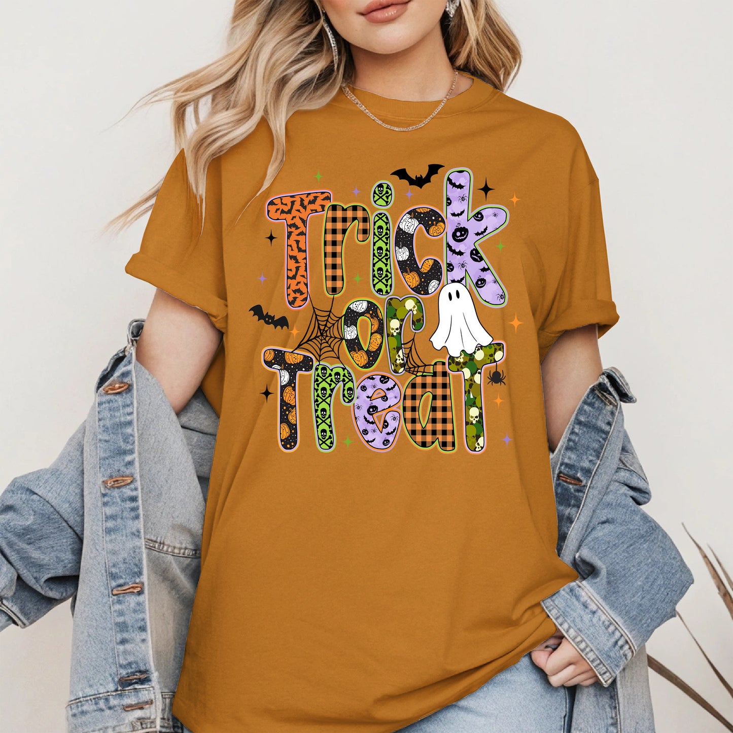 Trick or treat halloween shirt