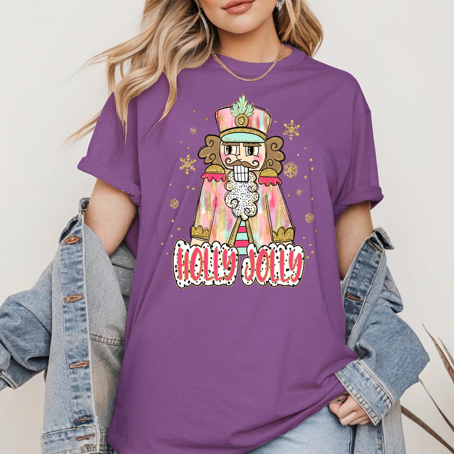 Holly Jolly Nutcracker Christmas Shirt Hoodie