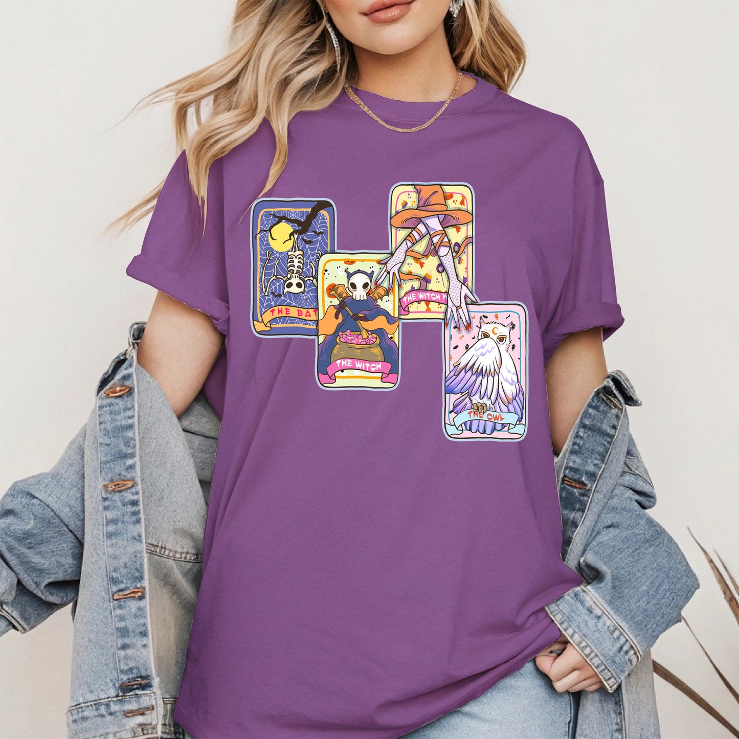 Halloween Tarot Card Trio Tee