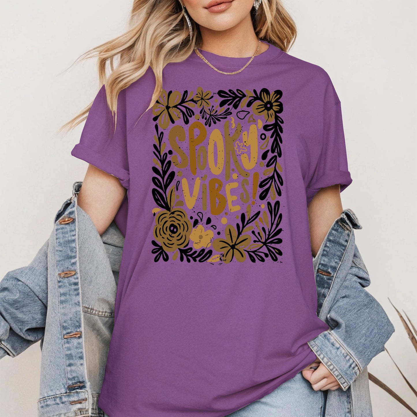 Spooky Vibes halloween shirt and sweatshirt