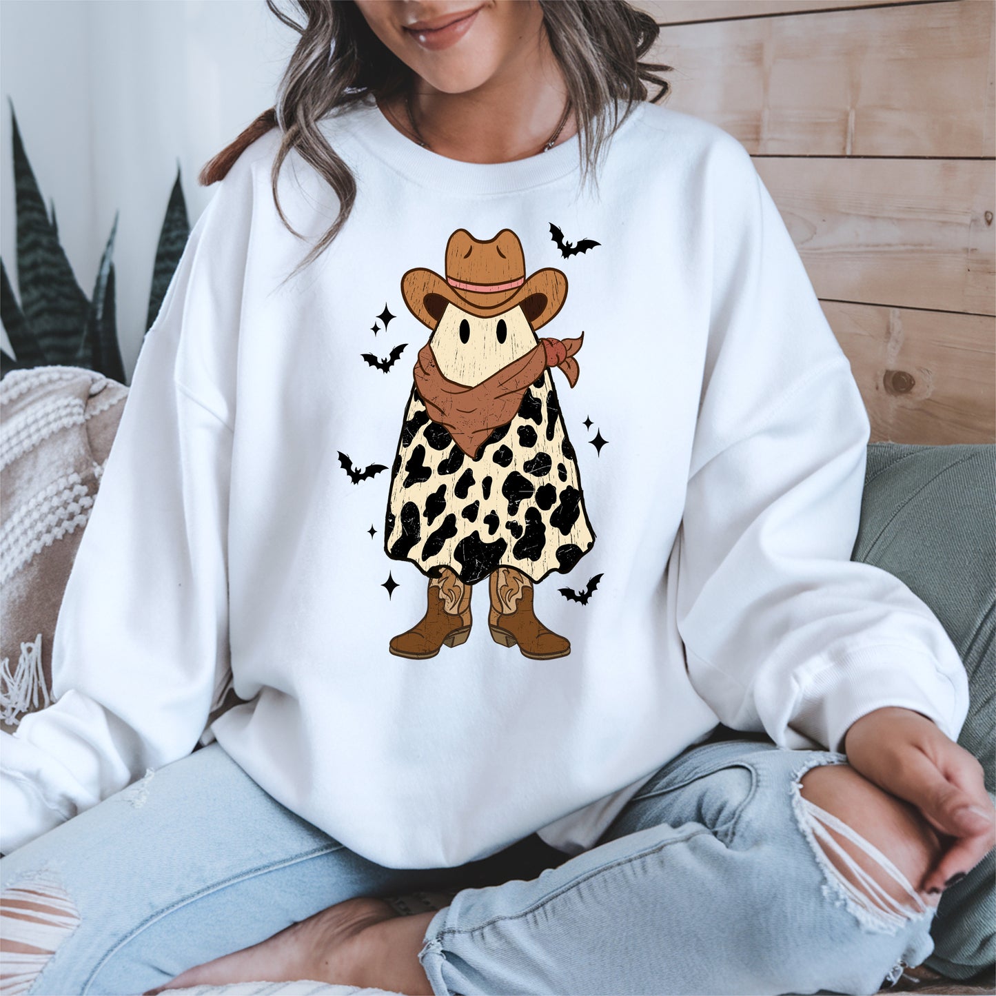 Western Boo Ghost halloween shirt