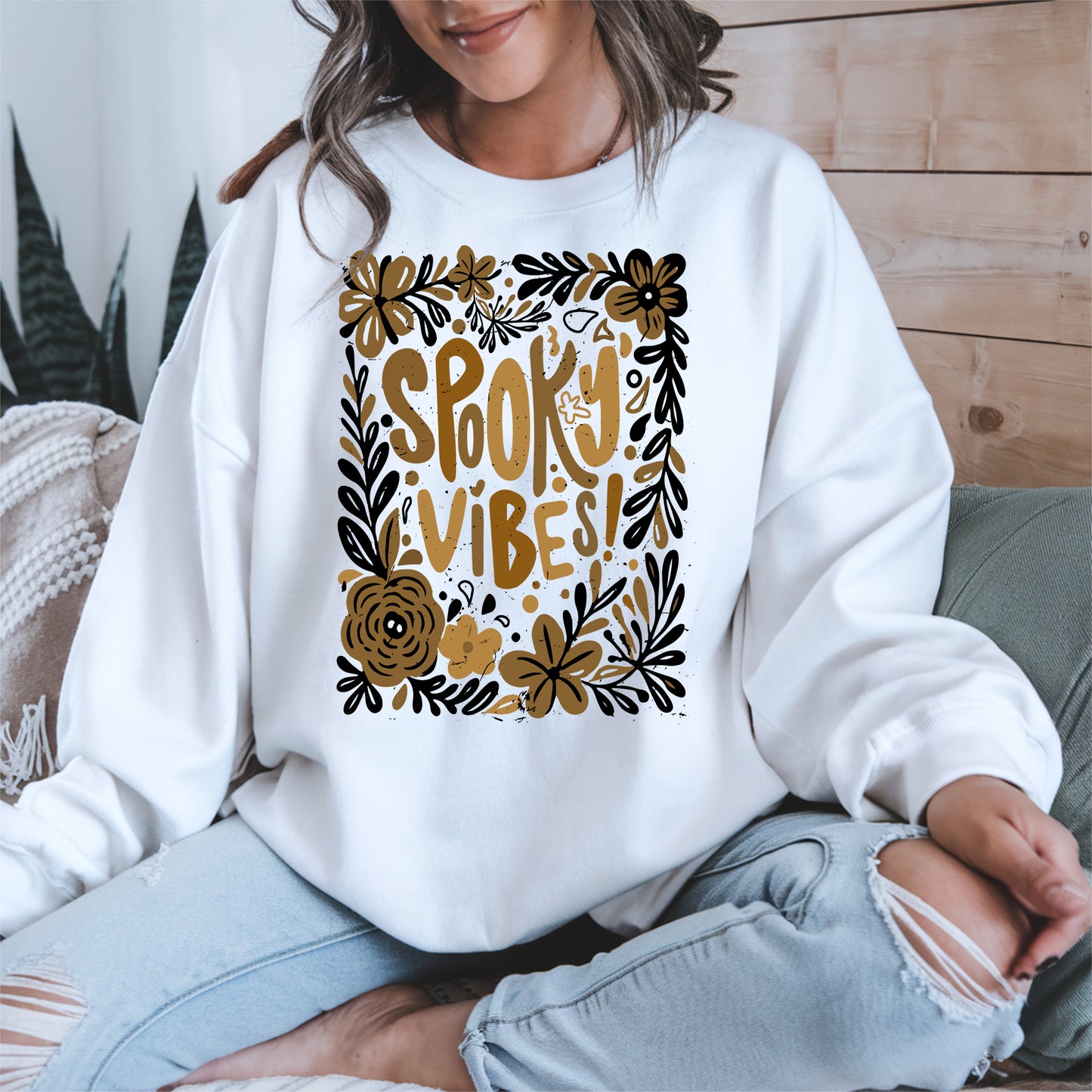 Spooky Vibes halloween shirt and sweatshirt