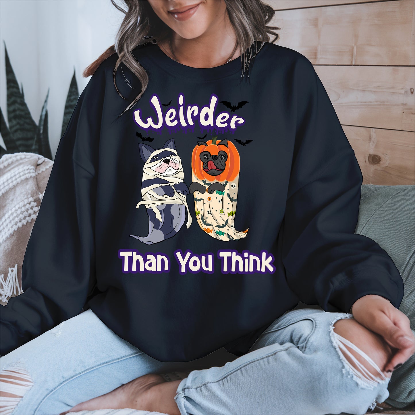 Weirder Than You Think Dog Ghost Tee