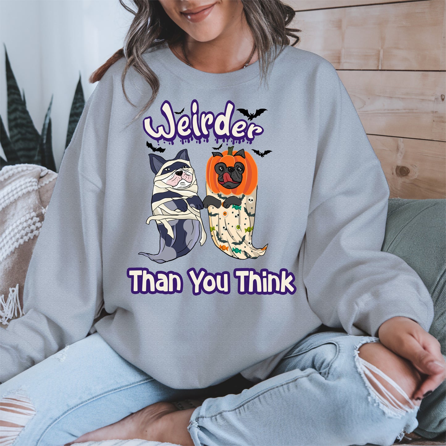 Weirder Than You Think Dog Ghost Tee