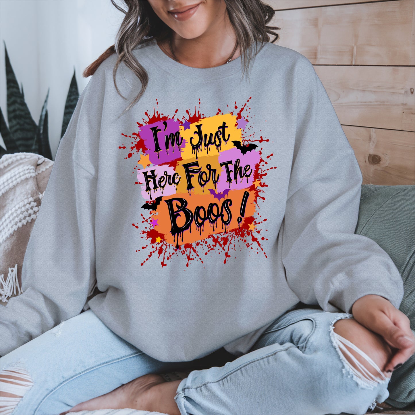 I'm just here for the Boos halloween shirt