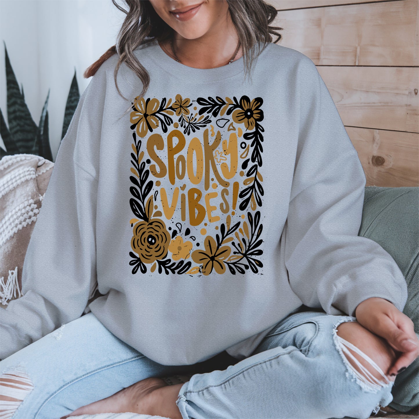 Spooky Vibes halloween shirt and sweatshirt