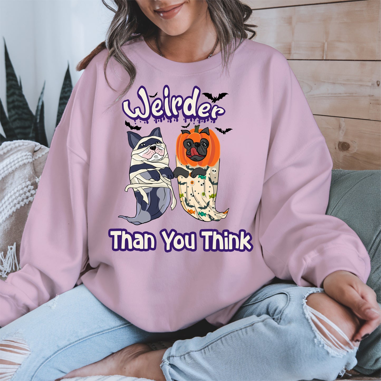 Weirder Than You Think Dog Ghost Tee