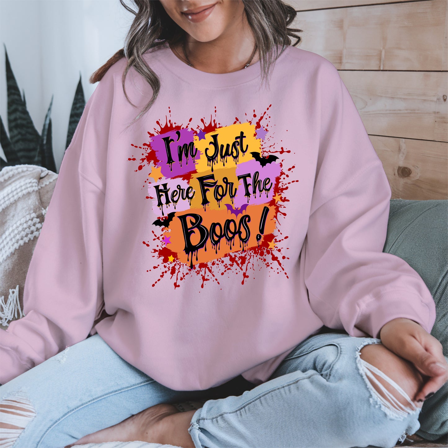 I'm just here for the Boos halloween shirt