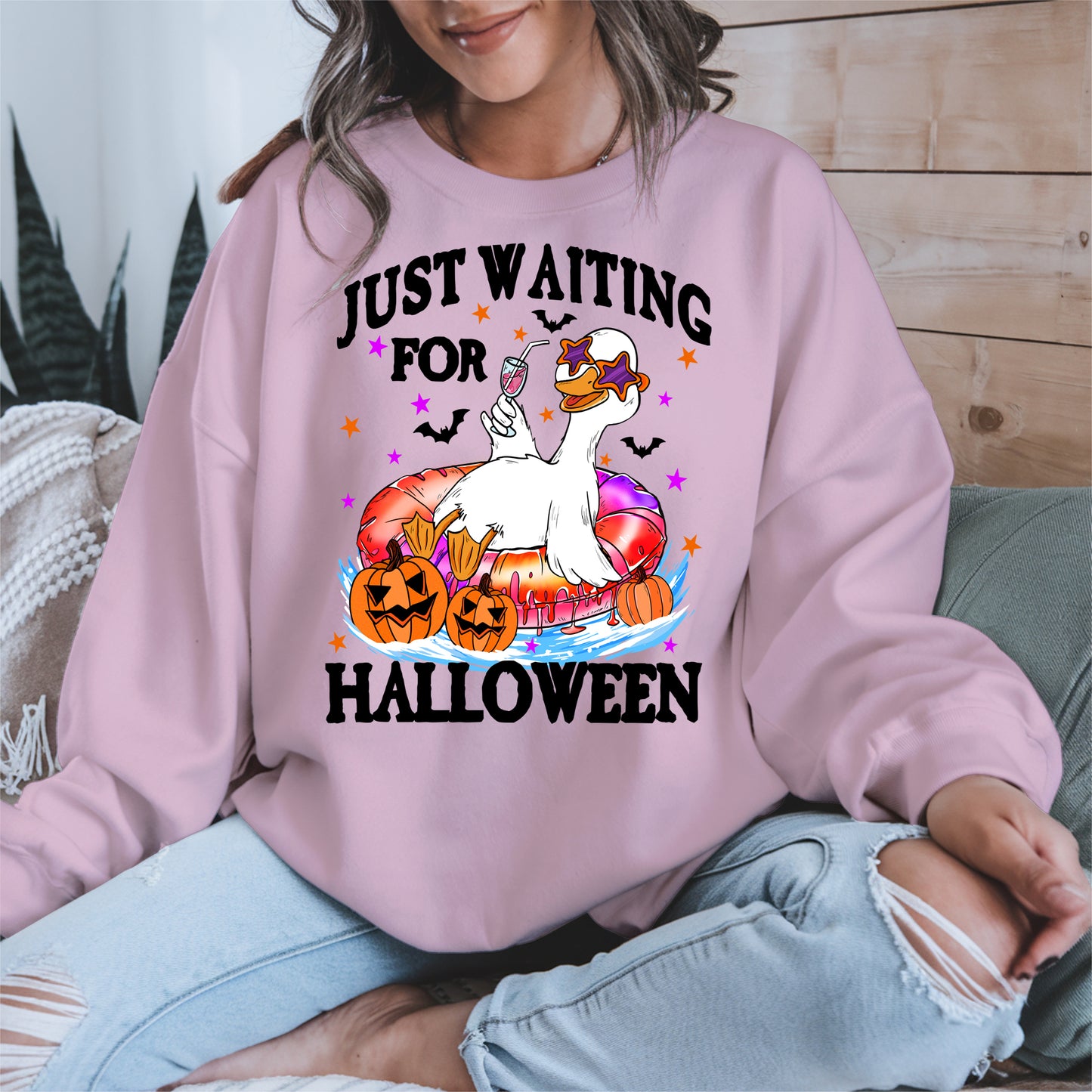 Just waiting for Halloween halloween shirt