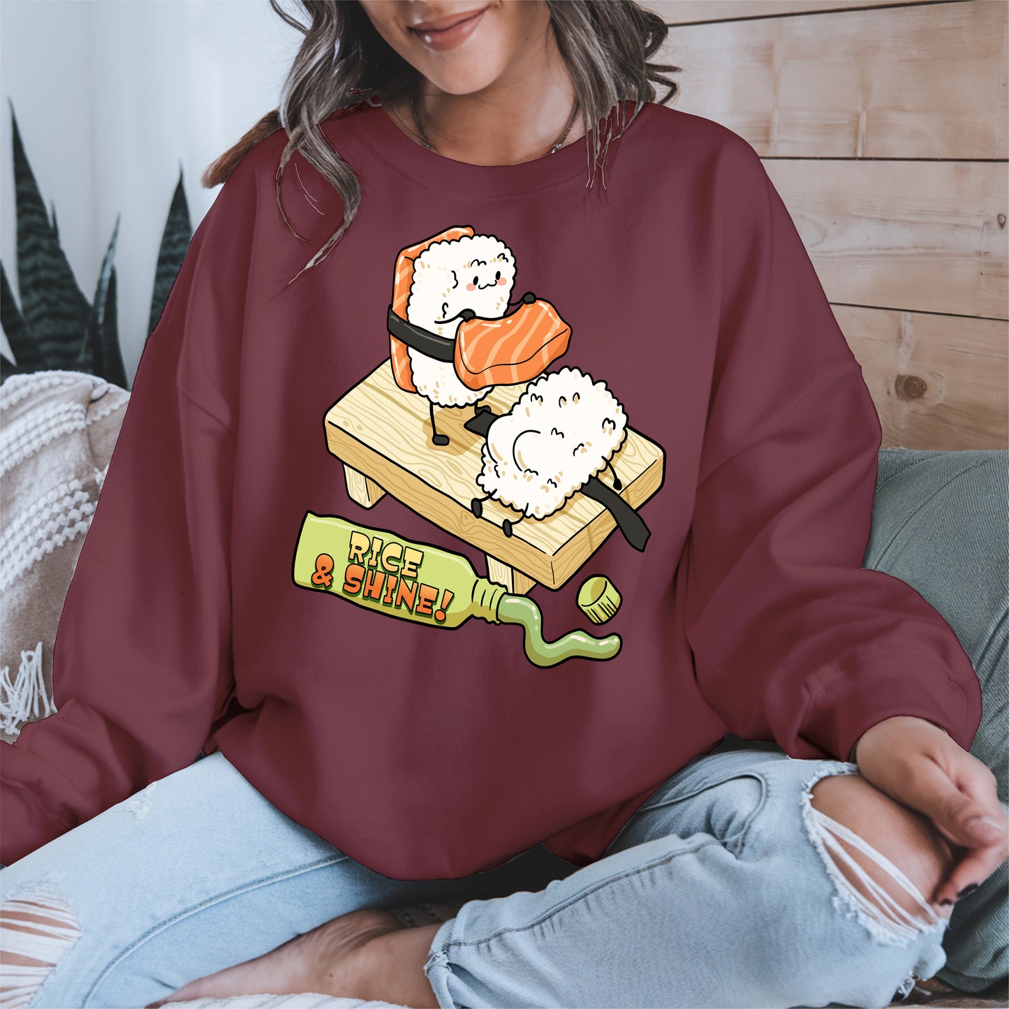 Rice and Shine Sushi Shirt