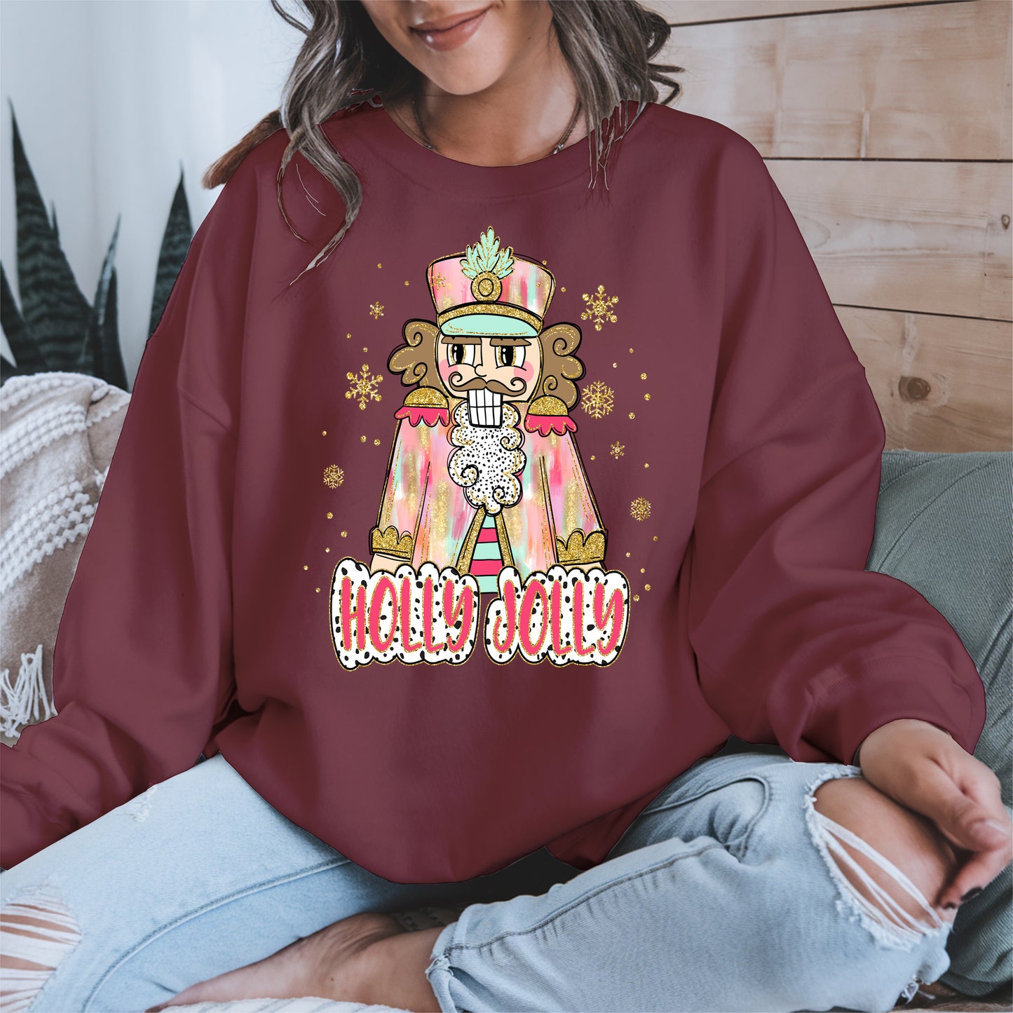 Holly Jolly Nutcracker Christmas Shirt Hoodie