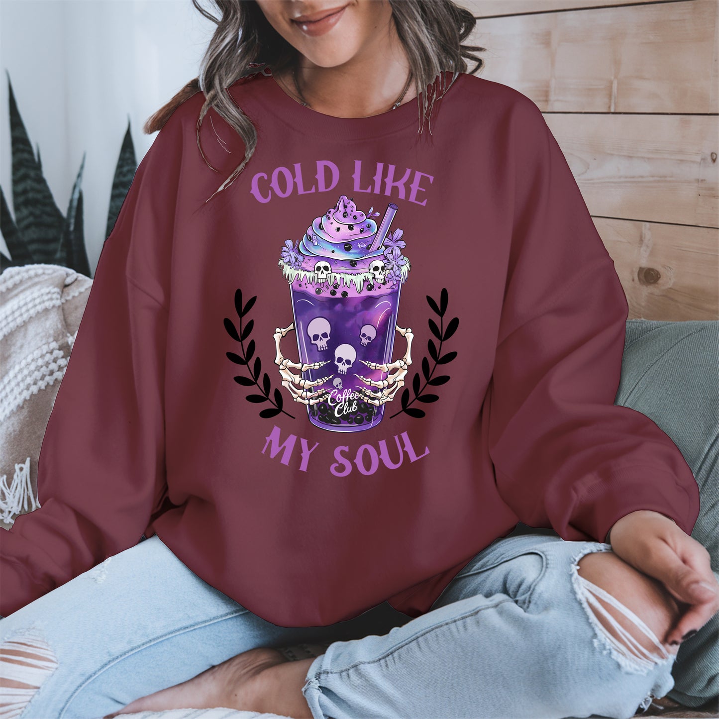 Cold Like My Soul Iced Coffee Halloween Shirt