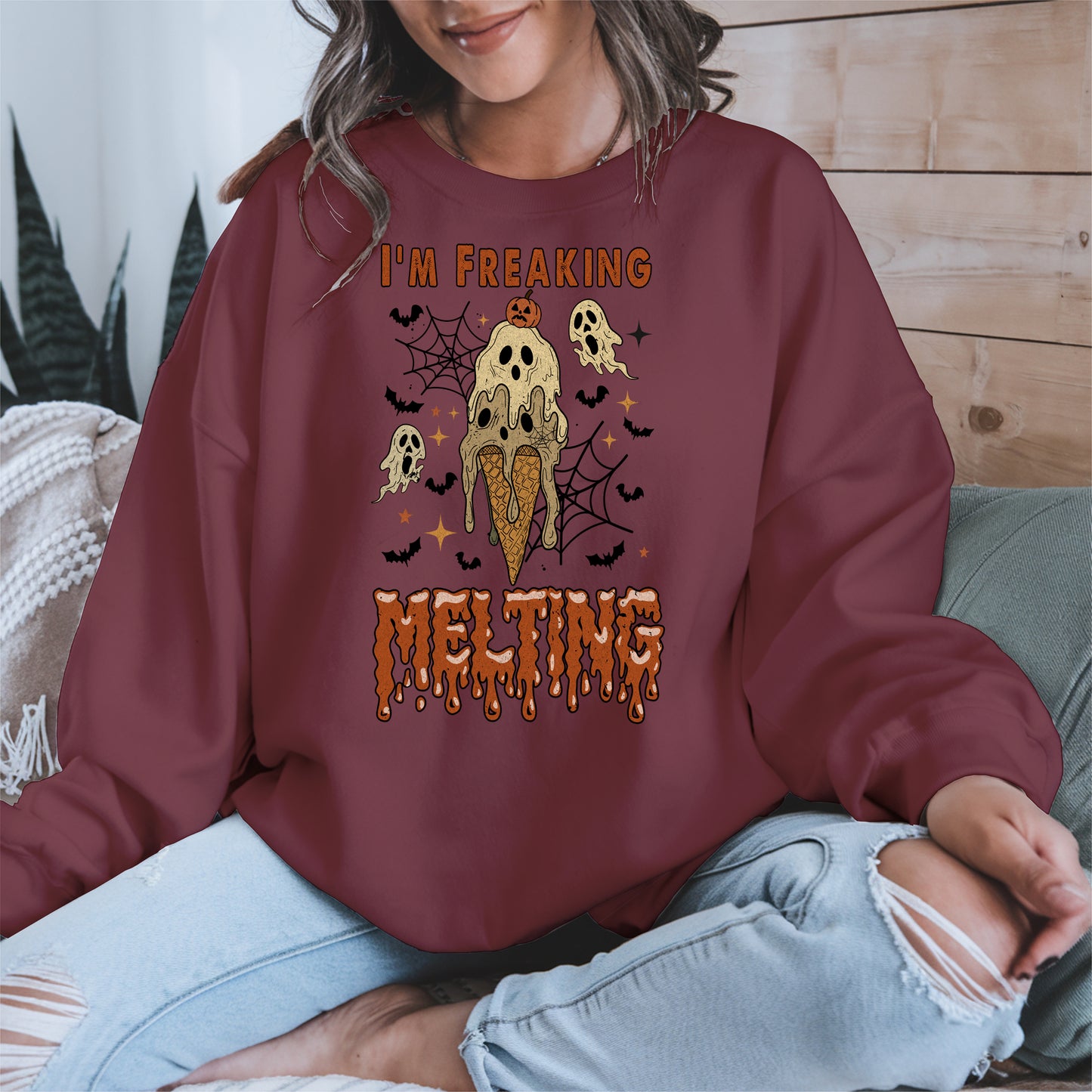 I'm freaking melting halloween shirt