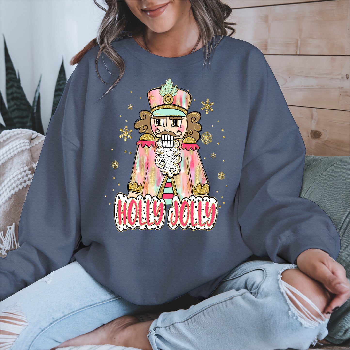 Holly Jolly Nutcracker Christmas Shirt Hoodie