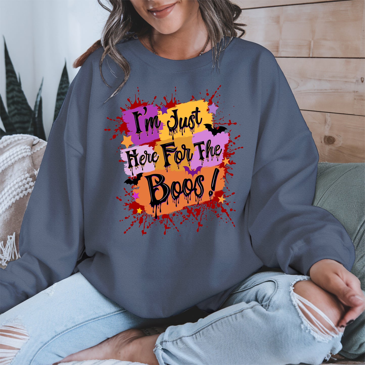 I'm just here for the Boos halloween shirt