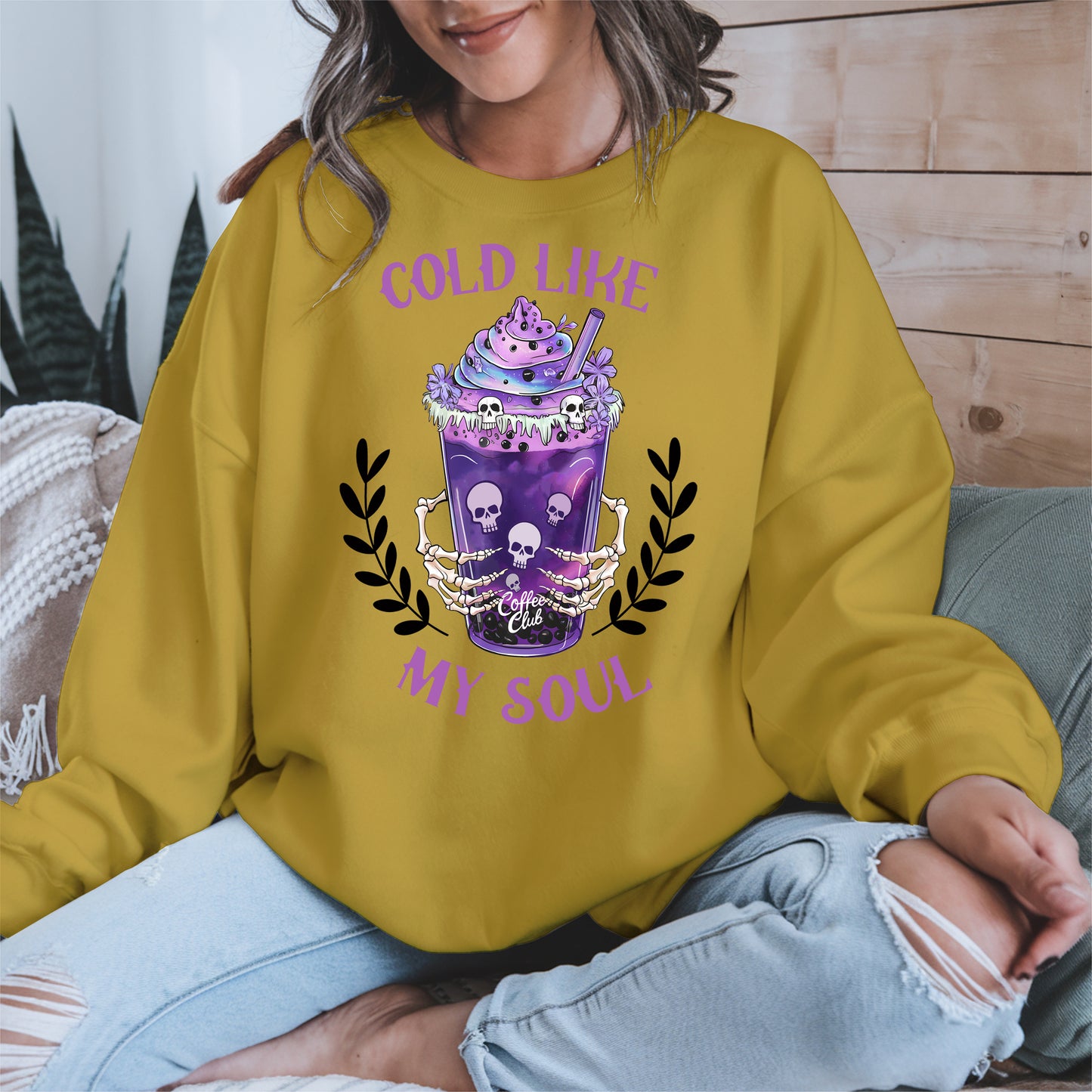 Cold Like My Soul Iced Coffee Halloween Shirt