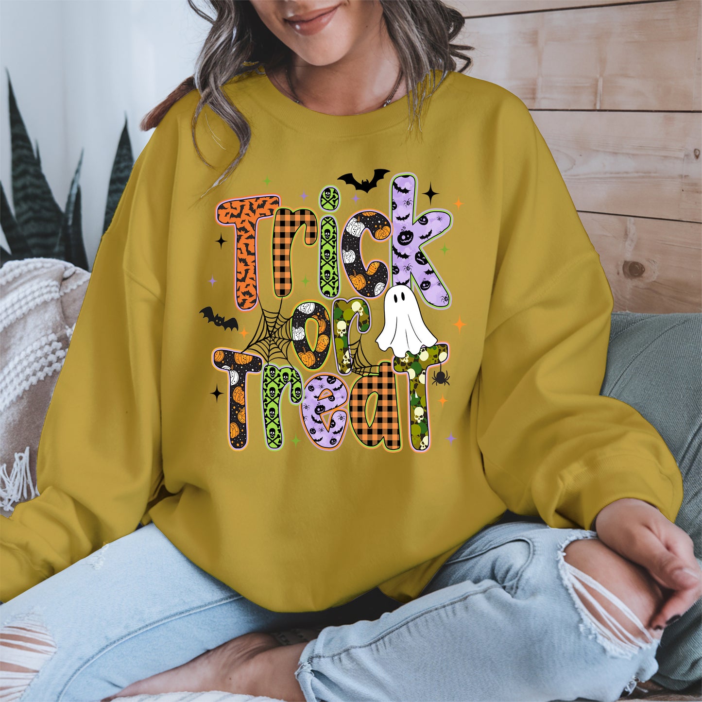 Trick or treat halloween shirt