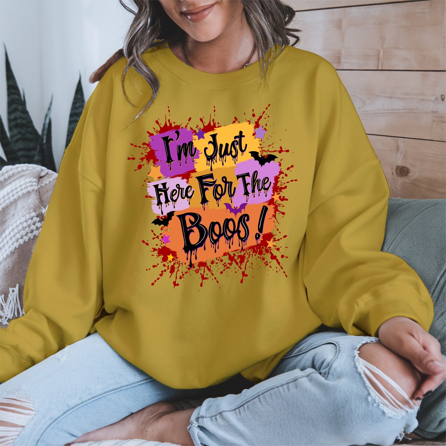 I'm just here for the Boos halloween shirt