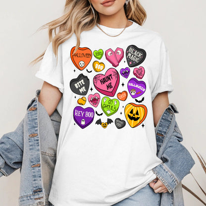Halloween Candy Hearts Shirt