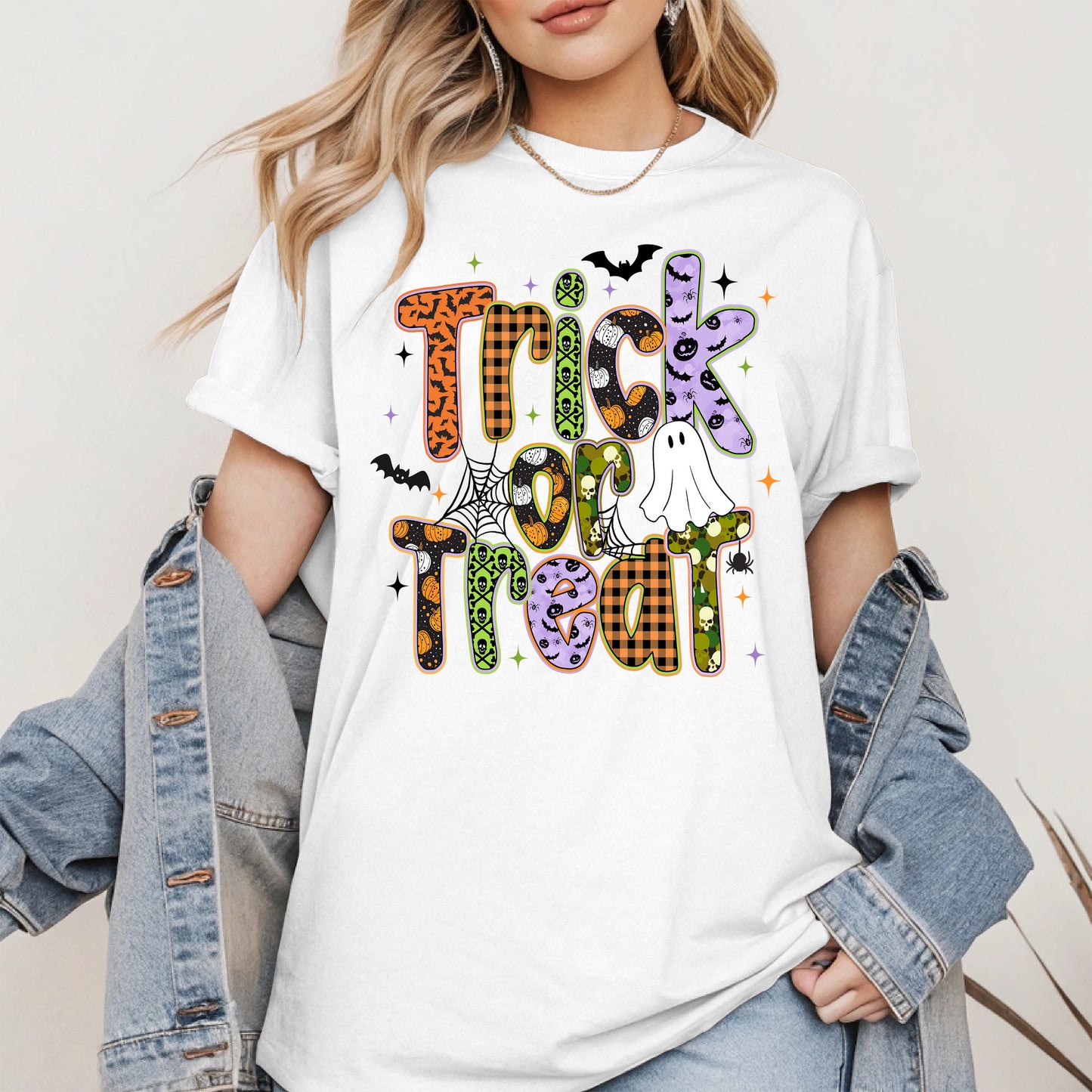 Trick or treat halloween shirt