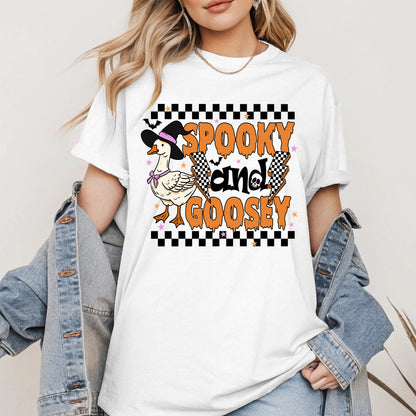 Spooky and goosey halloween shirt