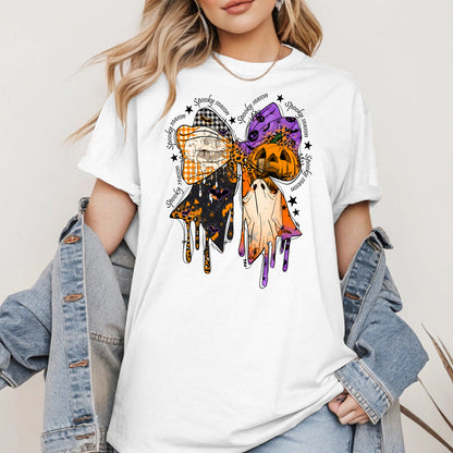 Halloween Coquette Bow shirt and hoodie