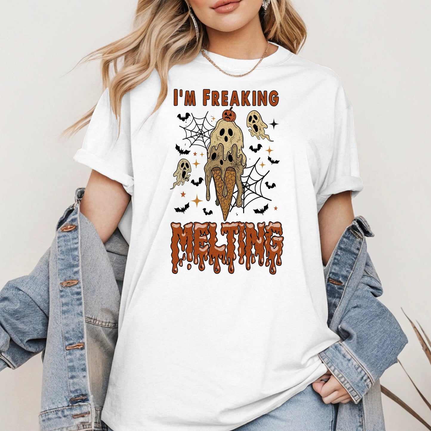 I'm freaking melting halloween shirt