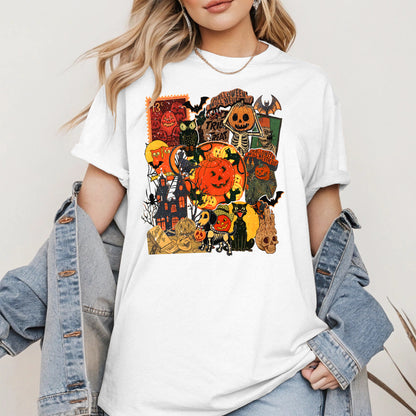 Collage Halloween shirt and hoodie
