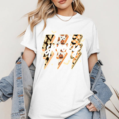 Spooky Lightning Bolt Halloween shirt