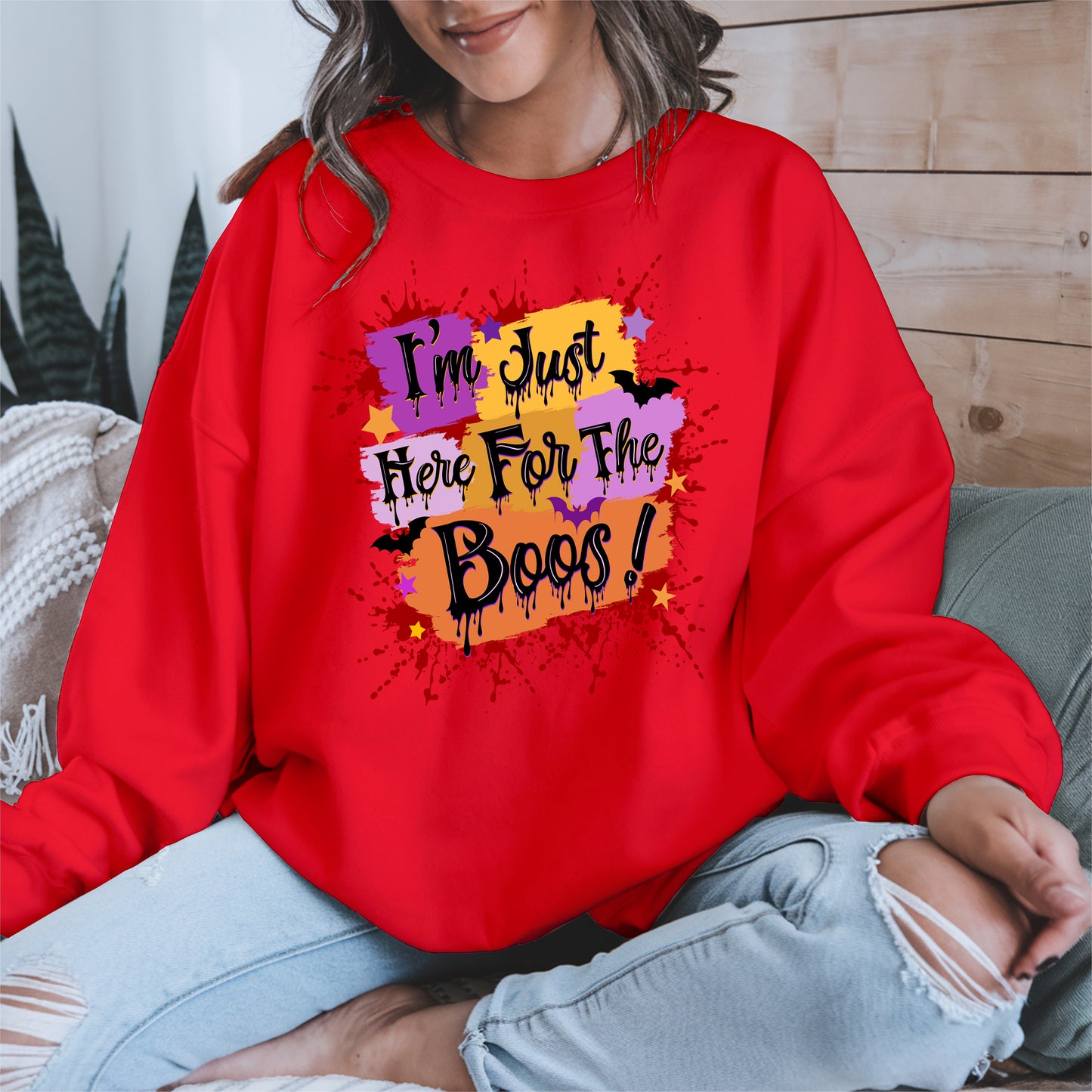 I'm just here for the Boos halloween shirt