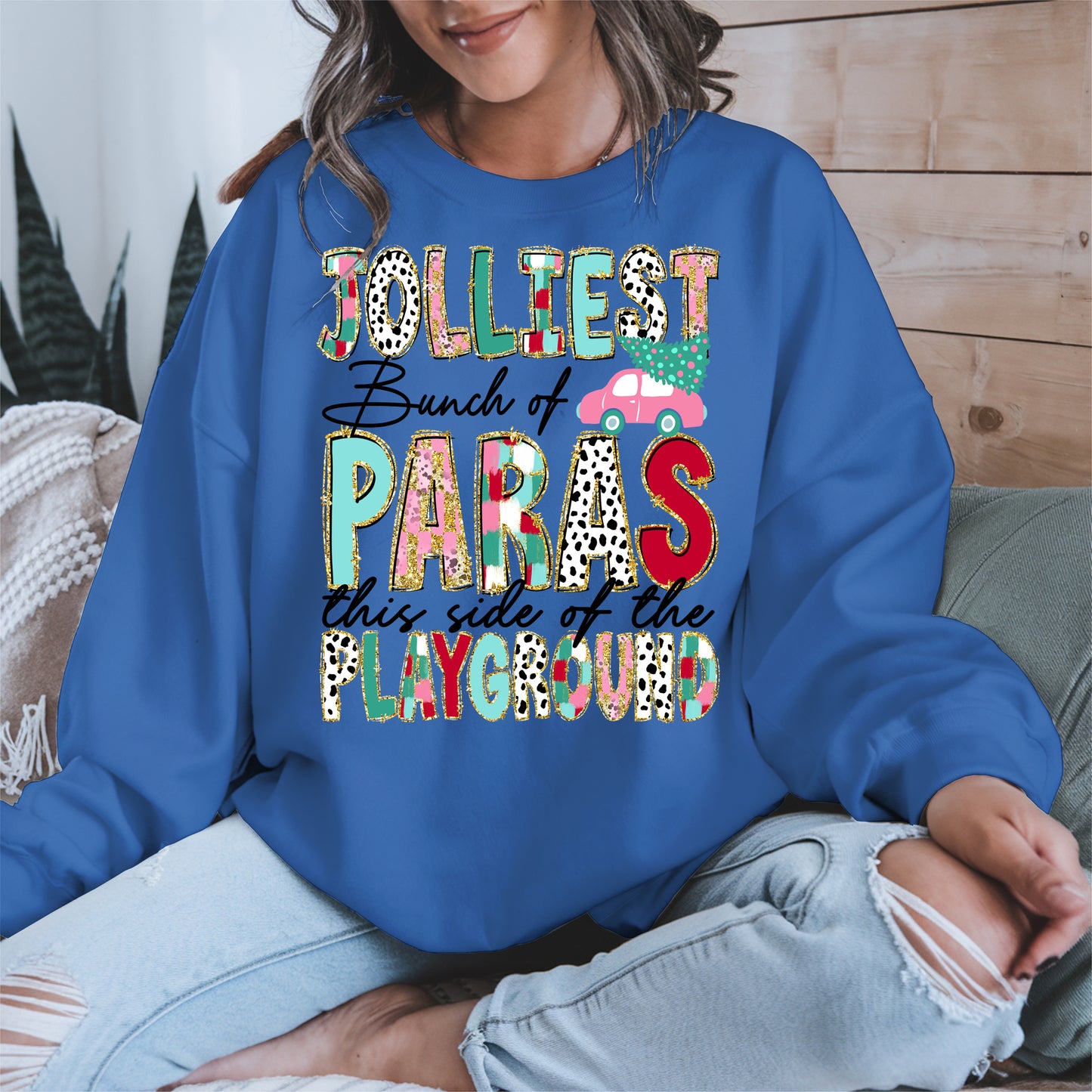 Jolliest Bunch of Teachers Christmas Shirt