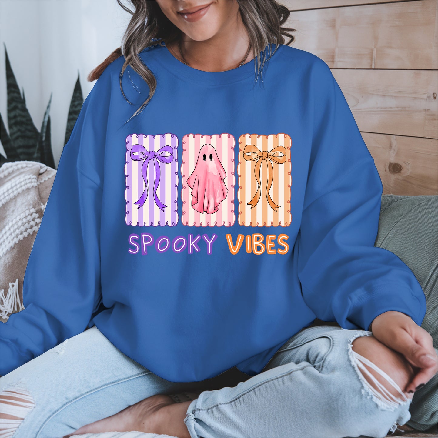 Spooky Vibes Shirt Hoodie Sweatshirt for Halloween and Fall Looks