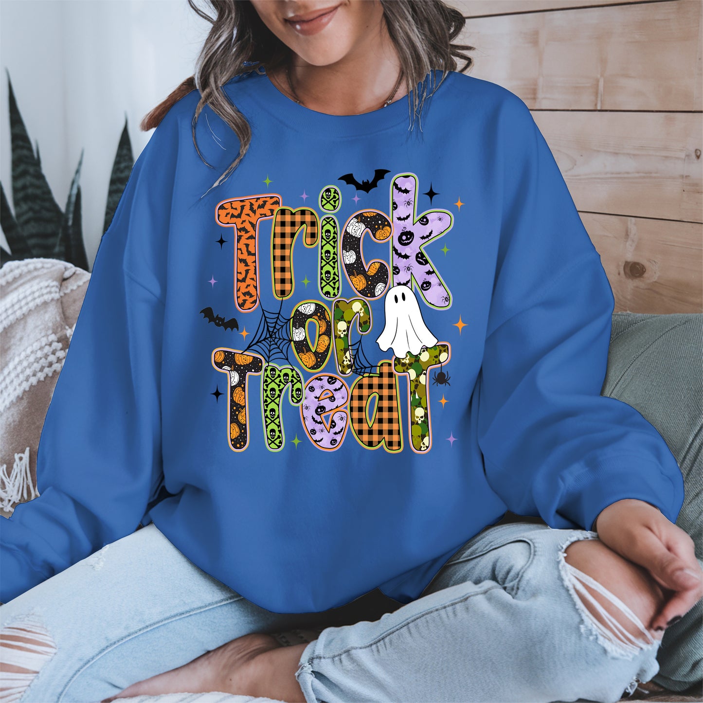 Trick or treat halloween shirt