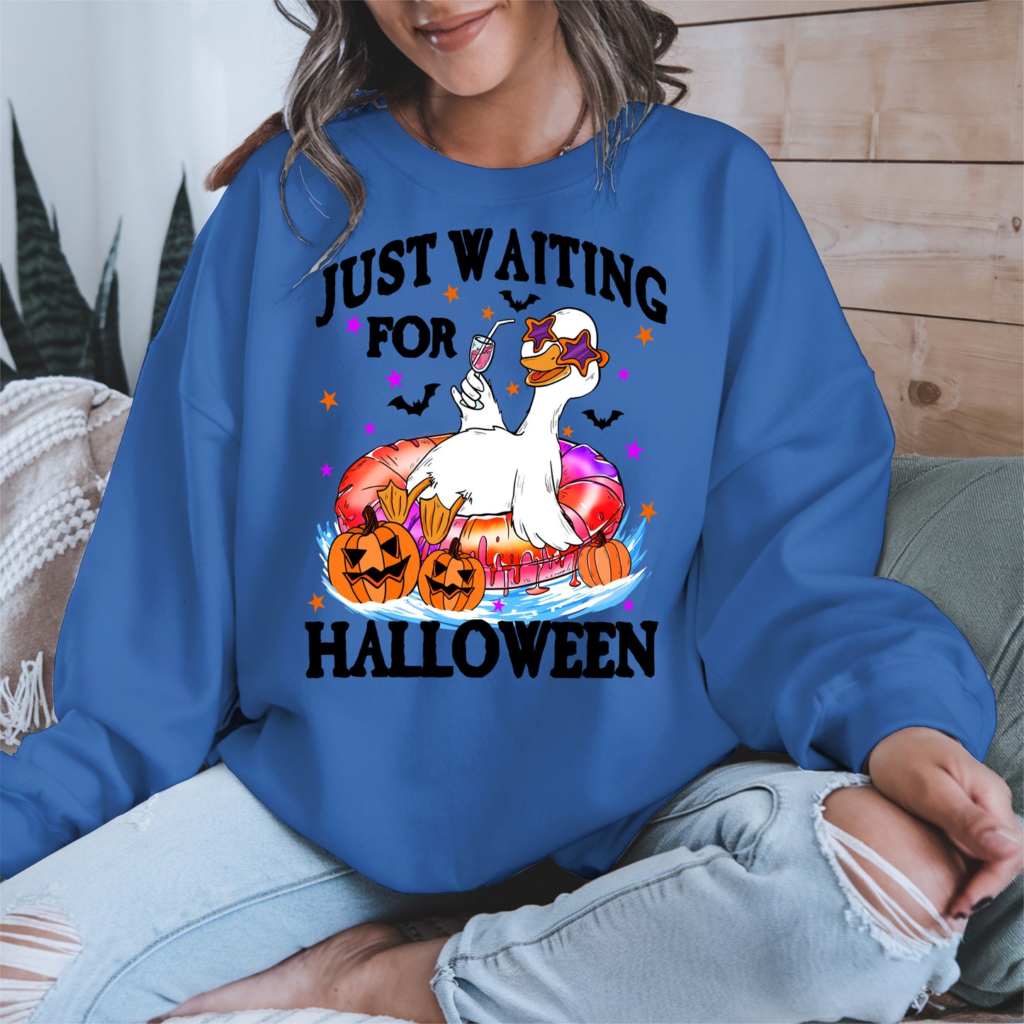 Just waiting for Halloween halloween shirt