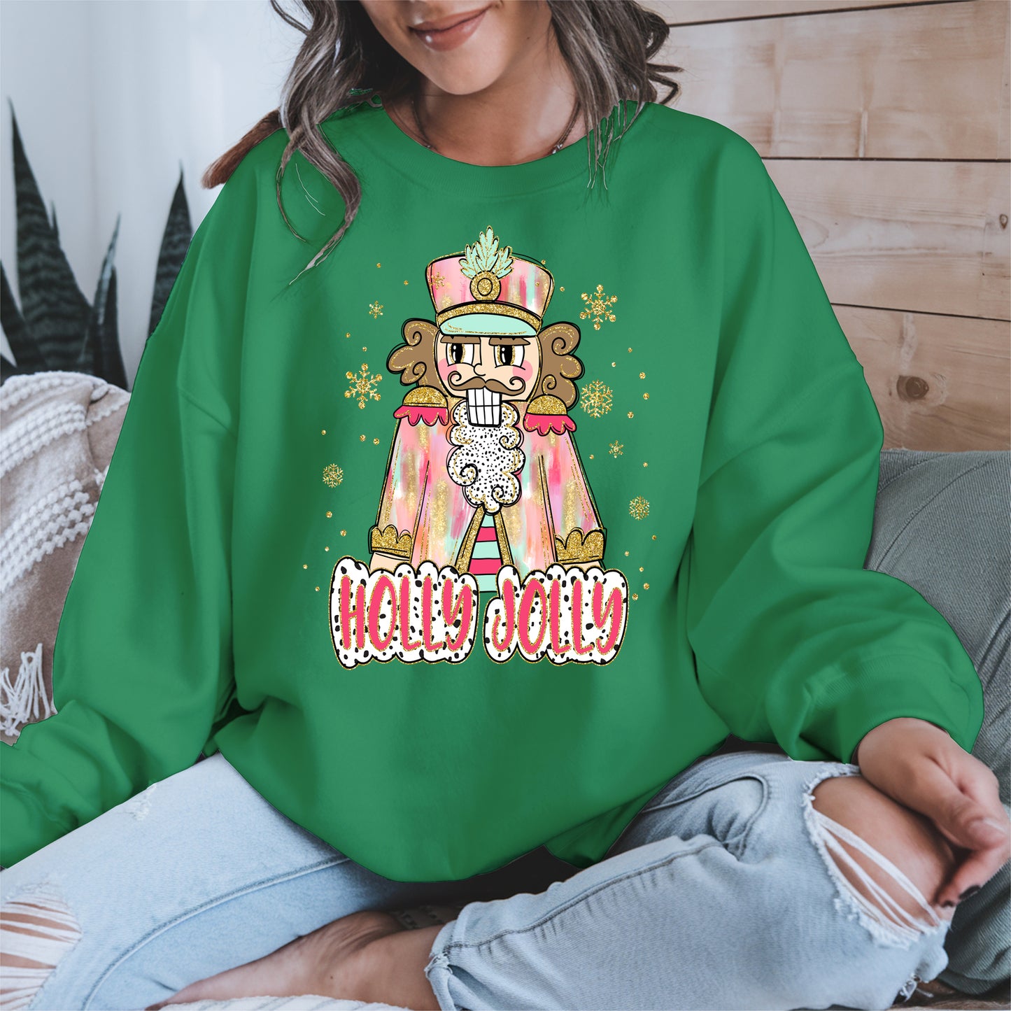 Holly Jolly Nutcracker Christmas Shirt Hoodie