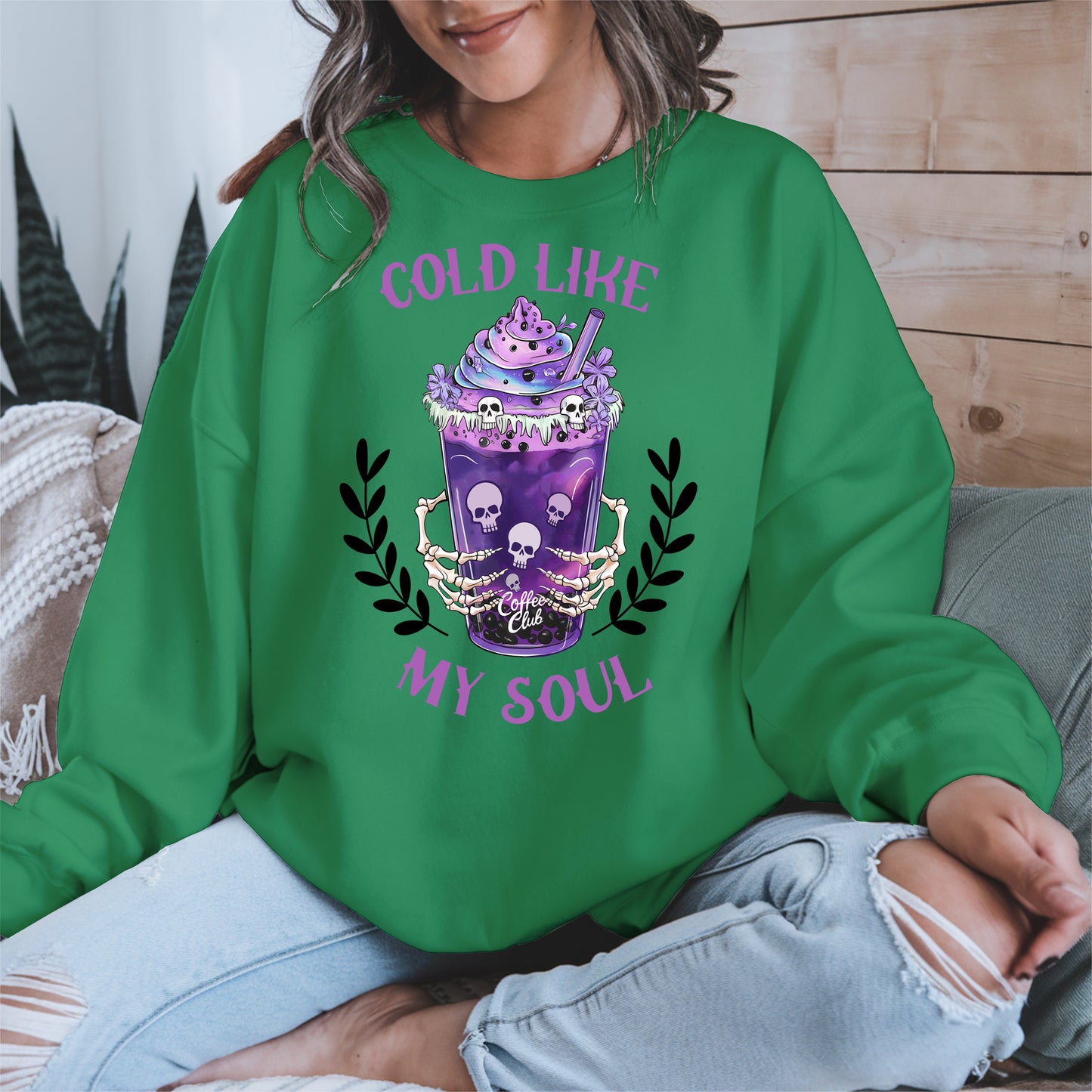 Cold Like My Soul Iced Coffee Halloween Shirt