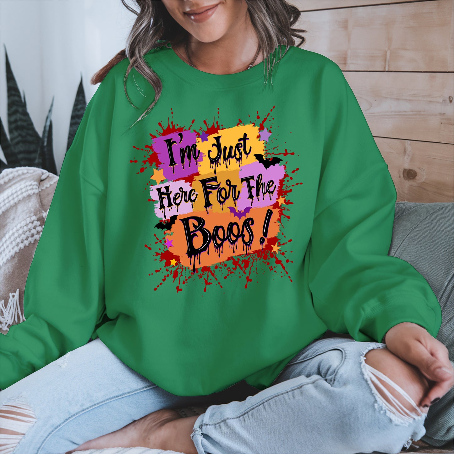 I'm just here for the Boos halloween shirt