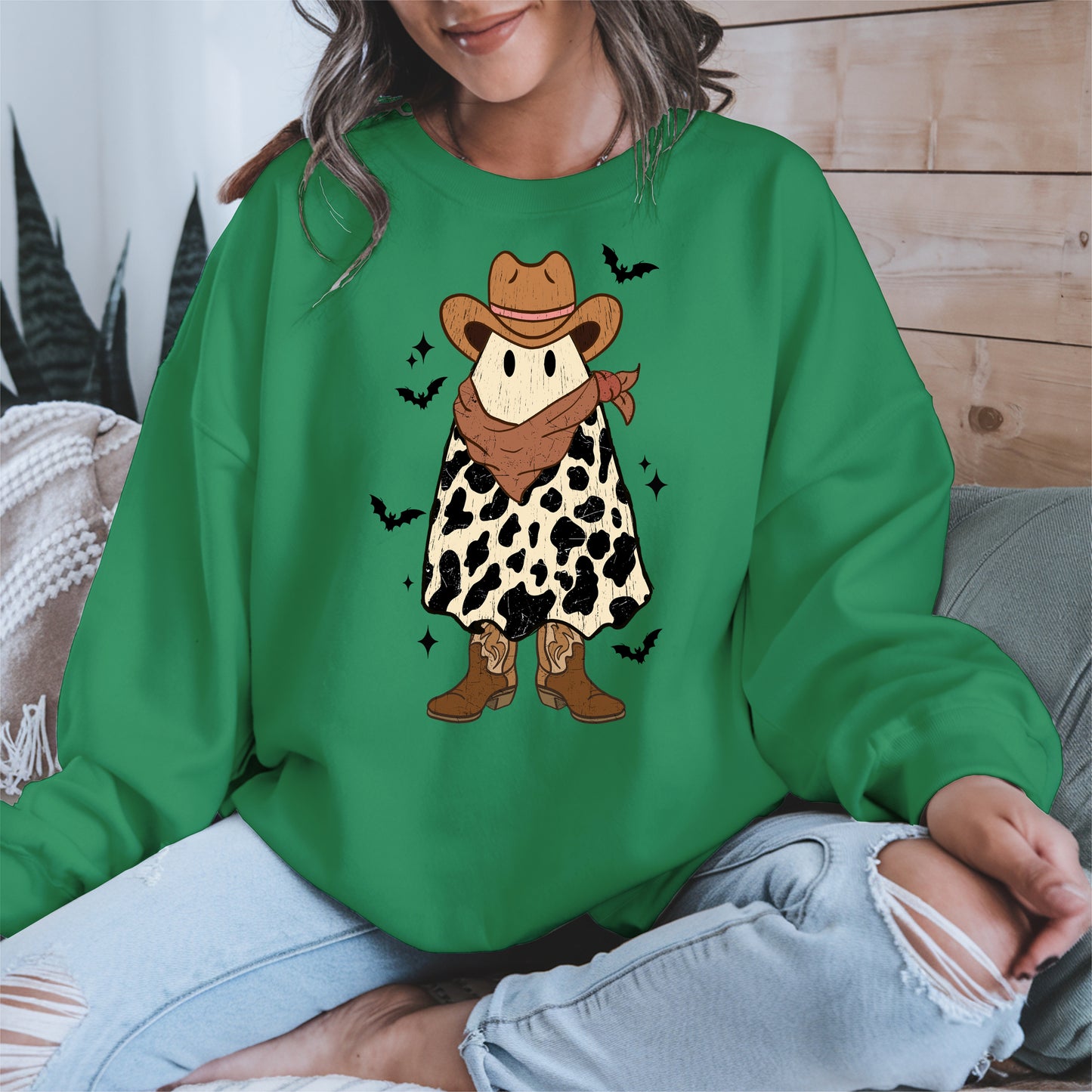 Western Boo Ghost halloween shirt