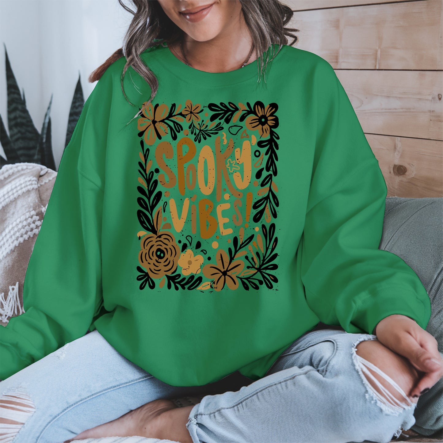 Spooky Vibes halloween shirt and sweatshirt