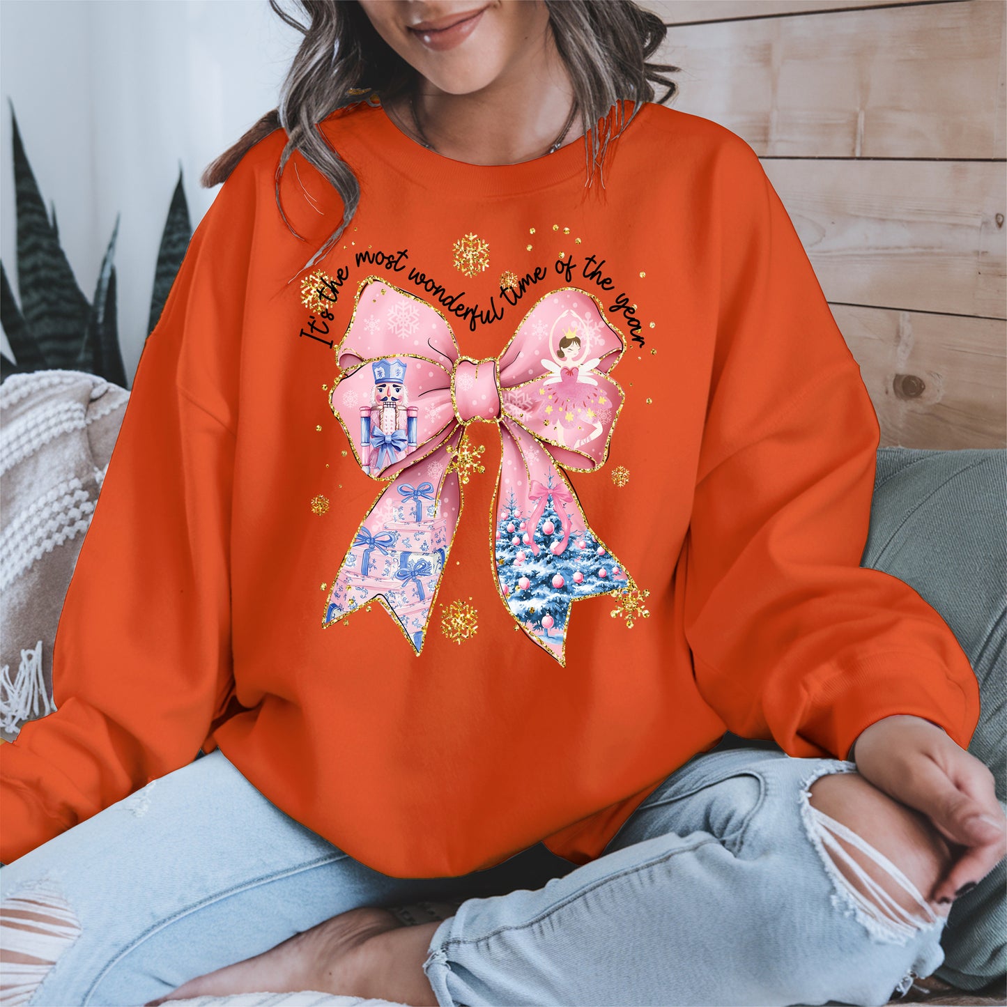It is the Most Wonderful Time Christmas Bow Shirt