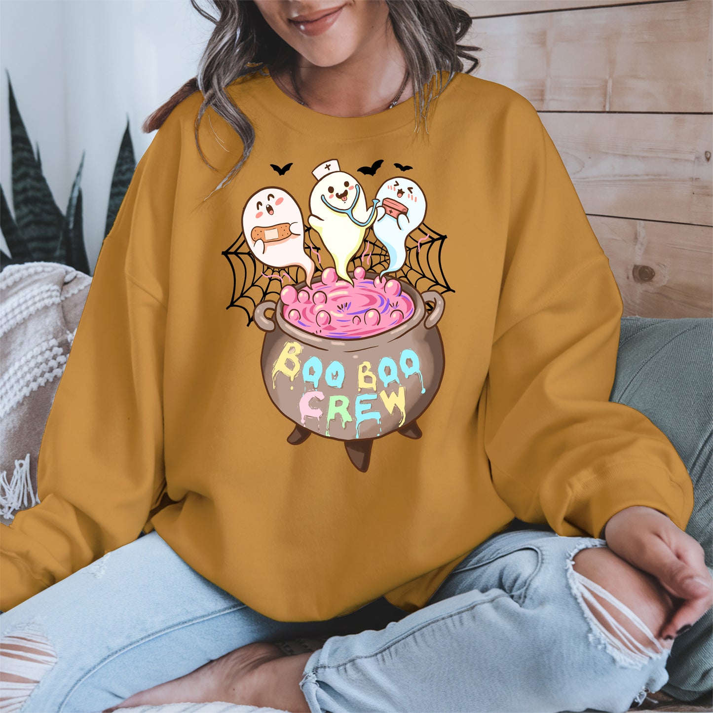Boo Boo Crew – Cute Halloween Nurse Ghost Shirt