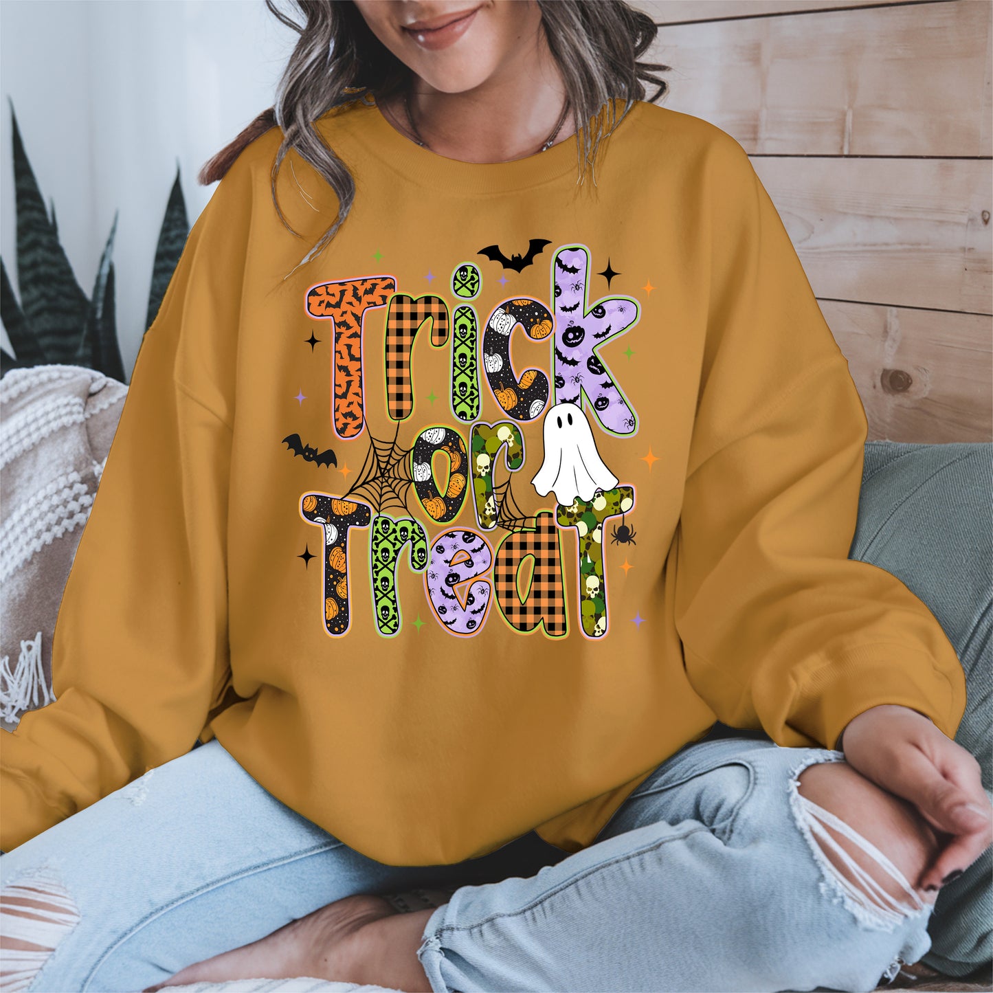 Trick or treat halloween shirt