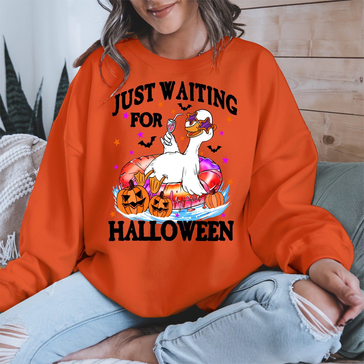 Just waiting for Halloween halloween shirt