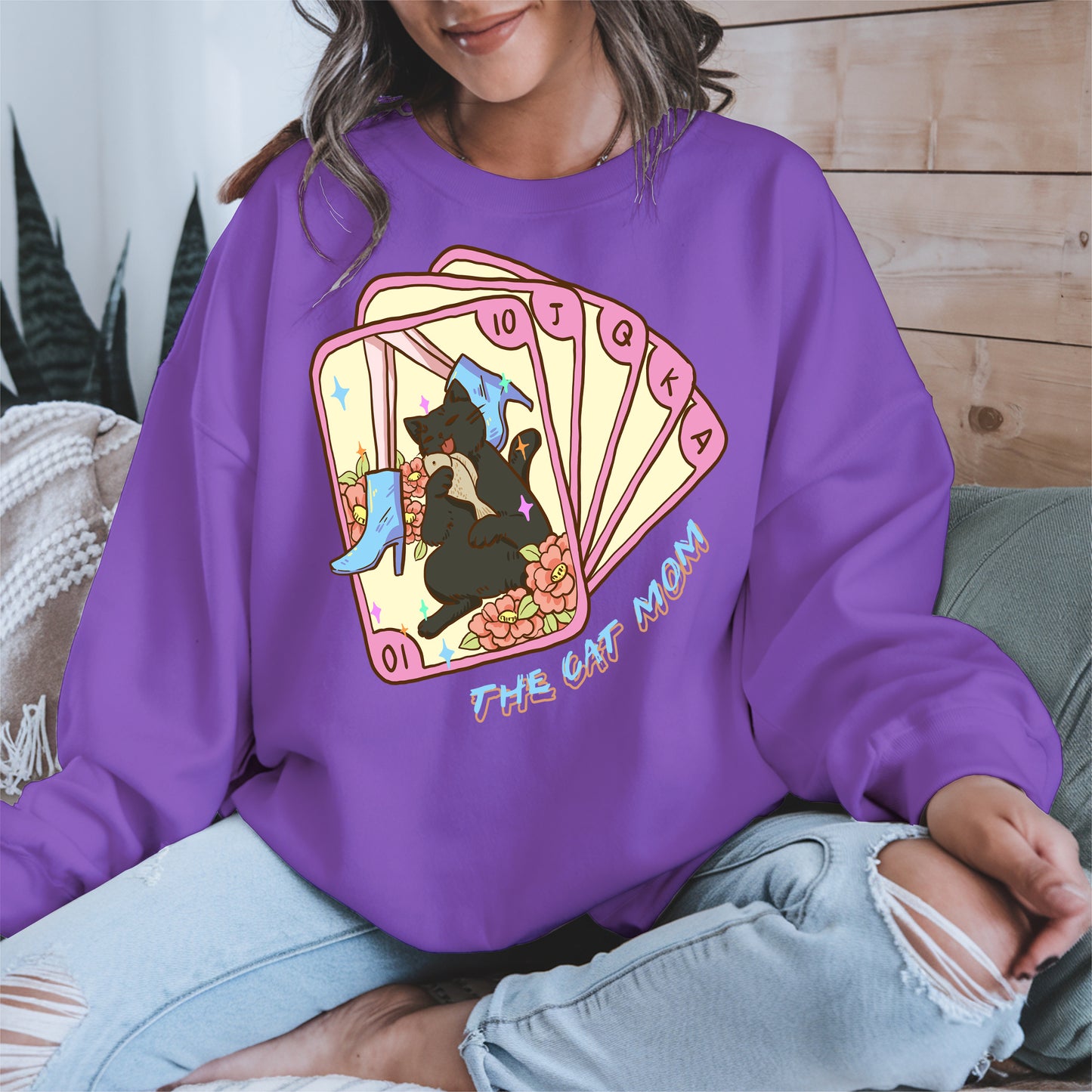 The Cat Mom Tarot Card Tee