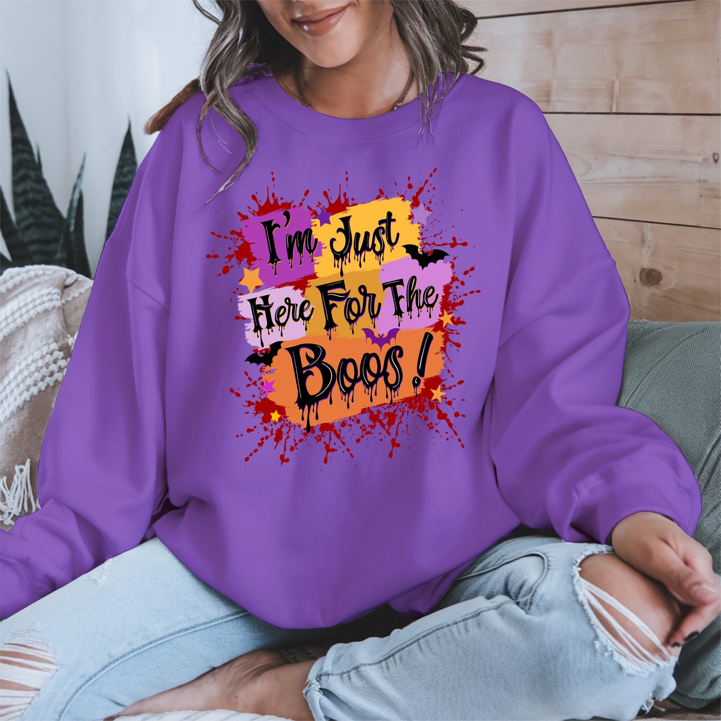 I'm just here for the Boos halloween shirt