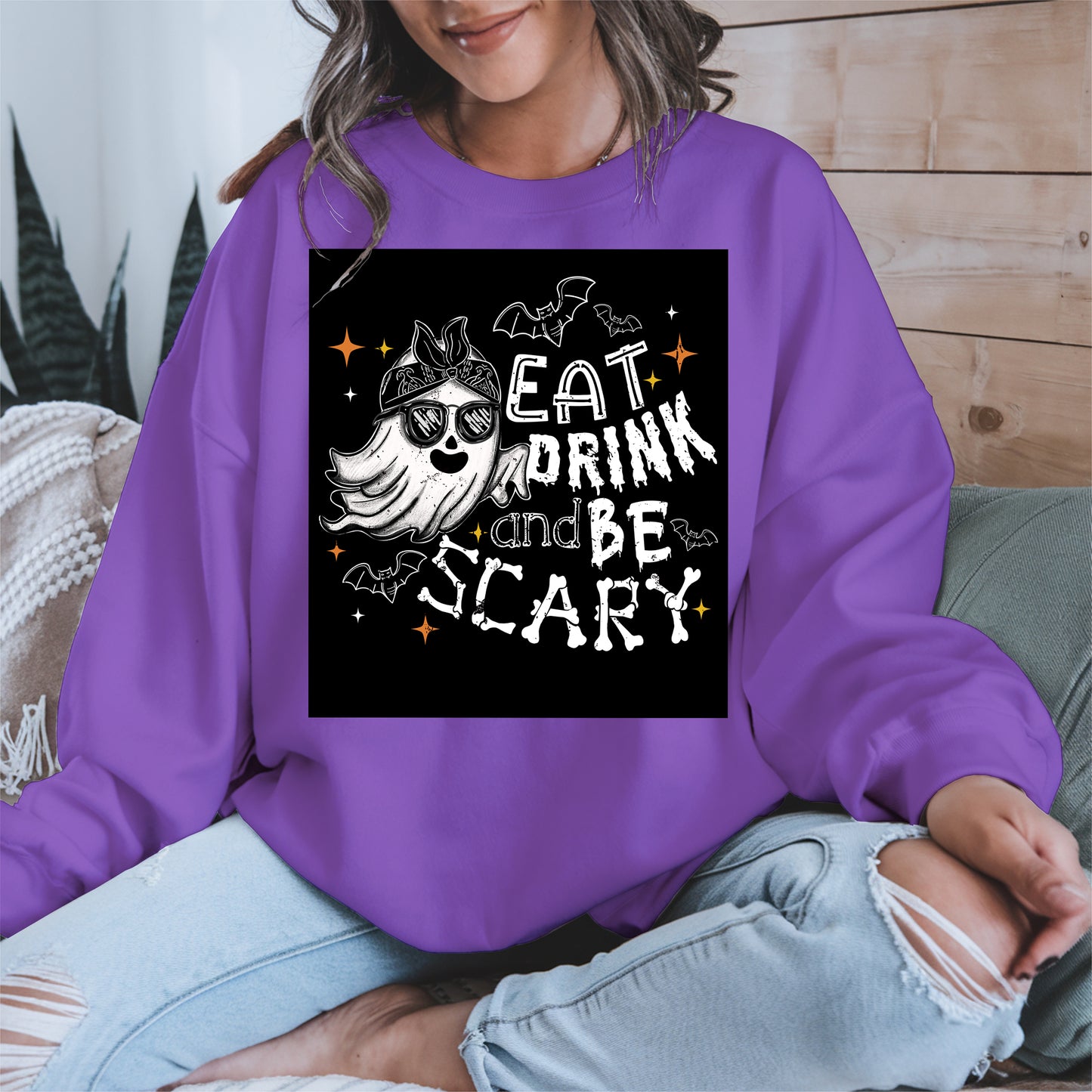 Eat Drink and Be Scary halloween shirt
